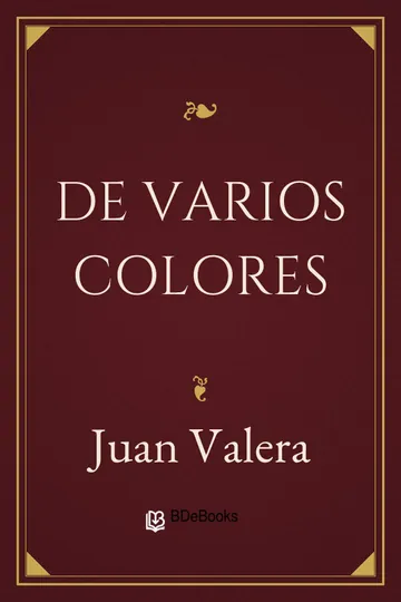 De varios colores de Juan Valera, portada del libro