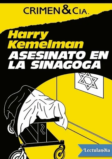 Asesinato en la sinagoga de Harry Kemelman, portada del libro