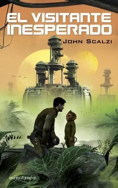 El visitante inesperado de John Scalzi, portada del libro