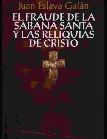 El fraude de la Sabana Santa y las de Juan Eslava Galan, portada del libro