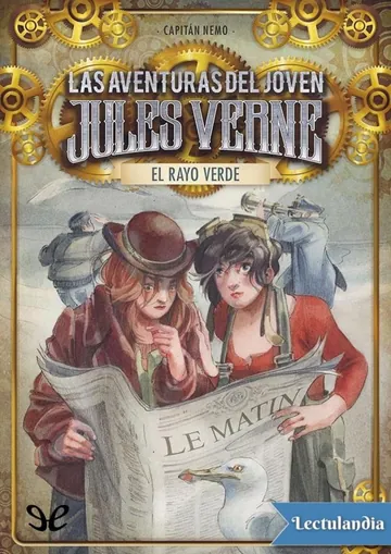 El rayo verde de Capitán Nemo, portada del libro