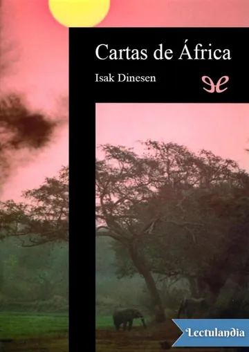 Cartas de África de Isak Dinesen, portada del libro