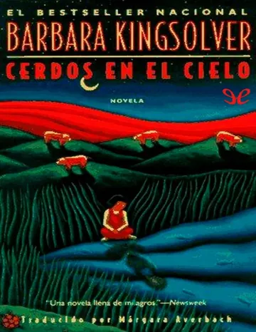 Cerdos en el cielo de Barbara Kingsolver, portada del libro