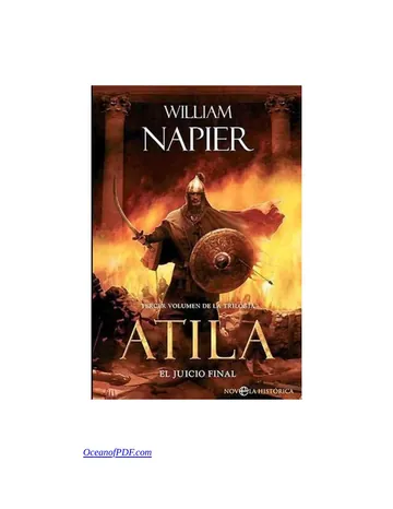 Atila. El juicio final de William Napier, portada del libro