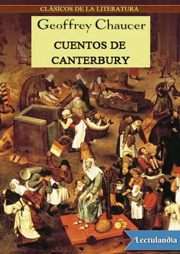 Cuentos de Canterbury de Geoffrey Chaucer, portada del libro