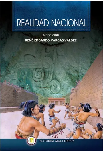 Realidad nacional de René Edgardo Vargas Valdez, portada del libro