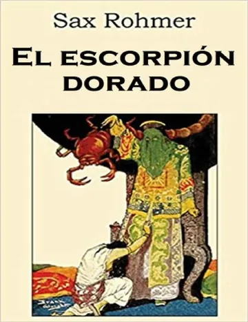 El escorpión dorado de Sax Rohmer, portada del libro