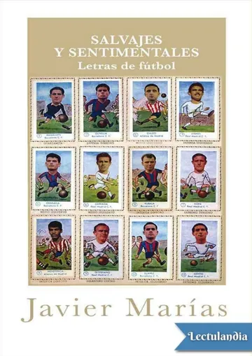 Salvajes y sentimentales de Javier Marías, portada del libro