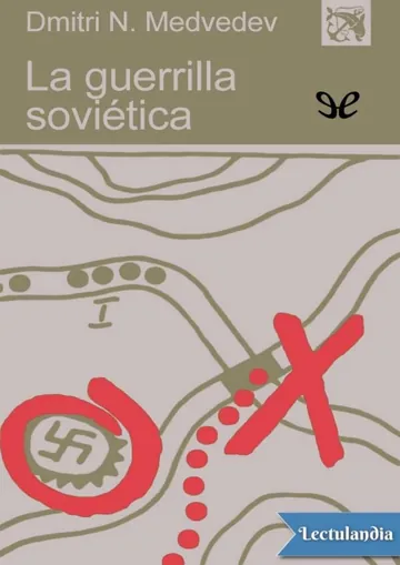 La guerrilla soviética de Dmitriï Nikolaevich Medvedev, portada del libro