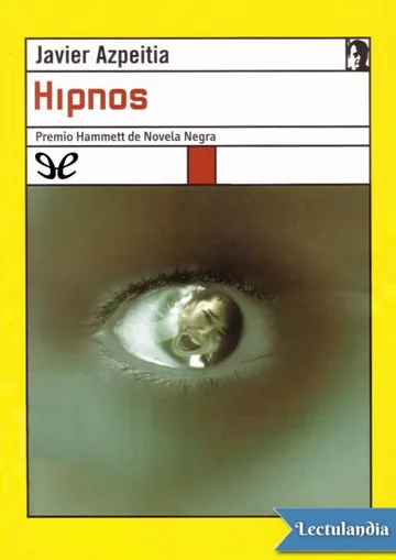 Hipnos de Javier Azpeitia, portada del libro