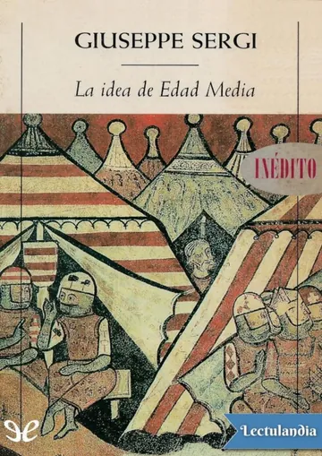 La idea de Edad Media de Giuseppe Sergi, portada del libro