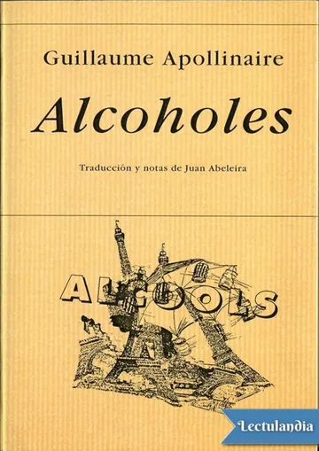 Alcoholes de Guillaume Apollinaire, portada del libro