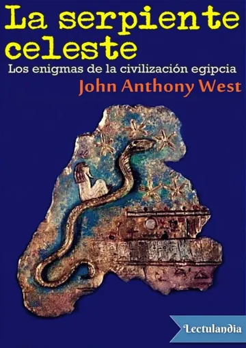 La serpiente celeste de John Anthony West, portada del libro