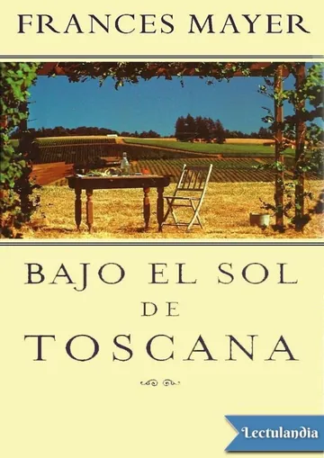 Bajo el sol de Toscana de Frances Mayes, portada del libro