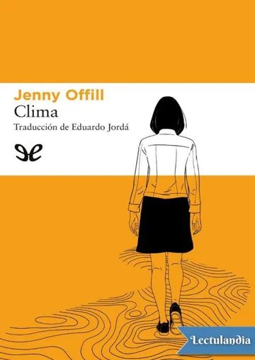Clima de Jenny Offill, portada del libro