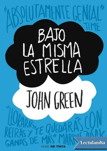 Bajo la misma estrella de John Green, portada del libro