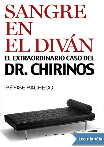 Sangre en el diván de Ibéyise Pacheco, portada del libro