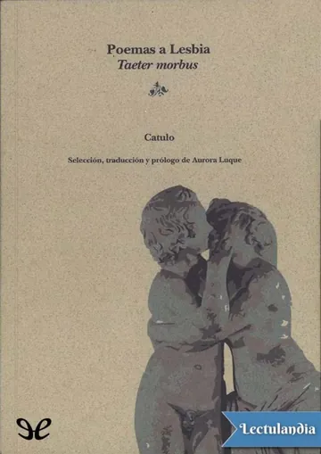 Poemas a Lesbia de Cayo Valerio Catulo, portada del libro