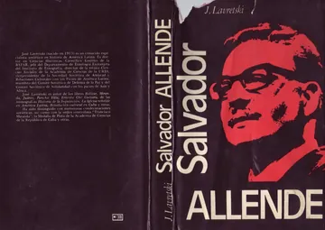 Salvador Allende de J. Lavretski, portada del libro