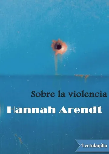 Sobre la violencia de Hannah Arendt, portada del libro