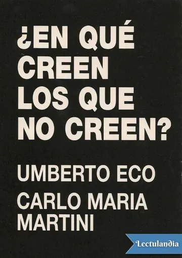 ¿En qué creen los que no creen? de Umberto Eco, portada del libro