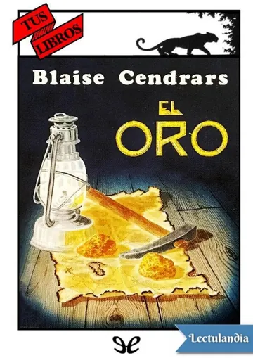 El oro de Blaise Cendrars, portada del libro