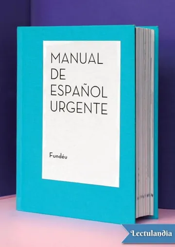 Manual de español urgente de Fundéu (Fundación del Español Urgente), portada del libro