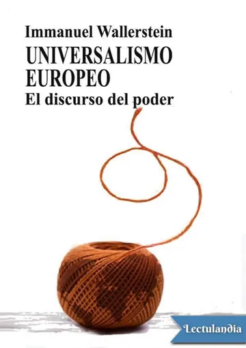 Universalismo europeo de Immanuel Wallerstein, portada del libro