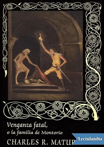 Venganza fatal, o la familia de Montorio de Charles Robert Maturin, portada del libro