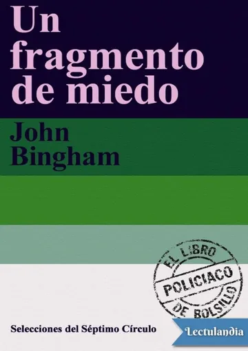 Un fragmento de miedo de John Bingham, portada del libro