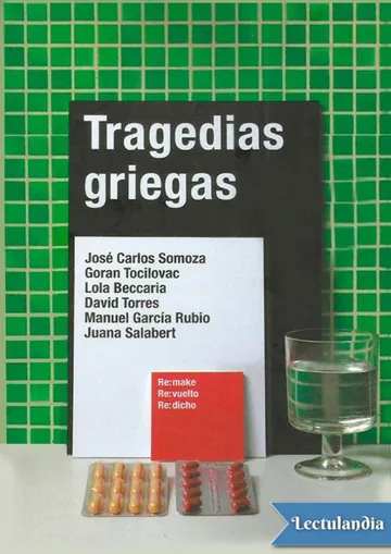 Tragedias griegas de AA. VV., portada del libro