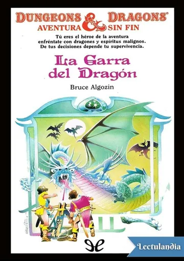 La garra del dragón de Bruce Algozin, portada del libro