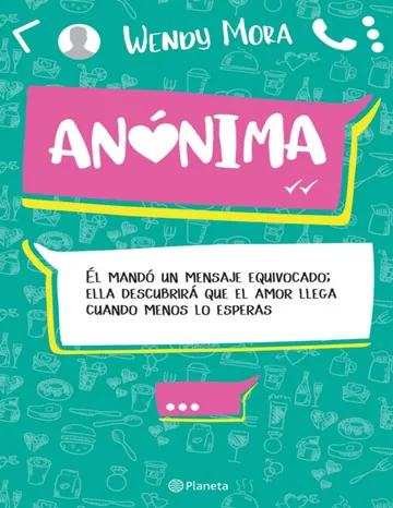 Anónima de Wendy Mora, portada del libro