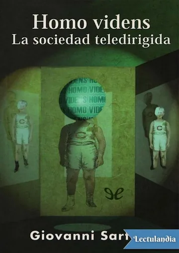 Homo videns. La sociedad teledirigida de Giovanni Sartori, portada del libro