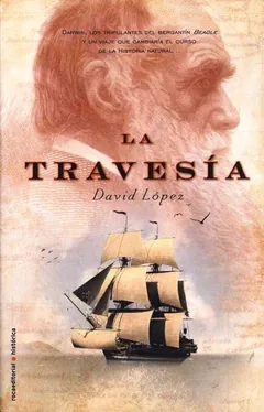 La travesía de David López, portada del libro