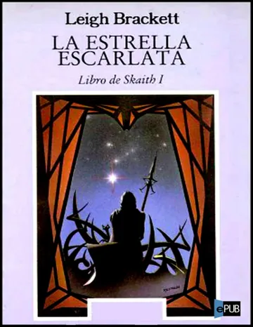 La estrella escarlata de Leigh Brackett, portada del libro