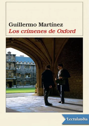 Los Crímenes de Oxford de Guillermo Martínez, portada del libro