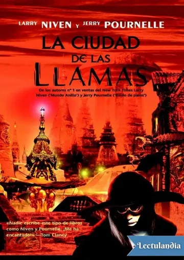 La ciudad de las llamas de Larry Niven, portada del libro