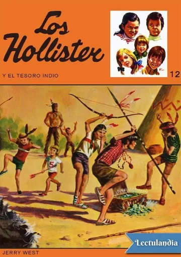 Los Hollister y el tesoro indio de Jerry West, portada del libro