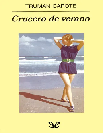 Crucero de verano de Truman Capote, portada del libro