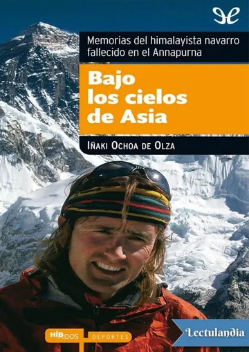 Bajo los cielos de Asia de Iñaki Ochoa de Olza Seguin, portada del libro