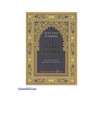 El salon dorado de Jose Luis Corral Lafuente, portada del libro
