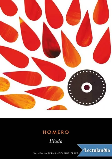 Ilíada de Homero, portada del libro