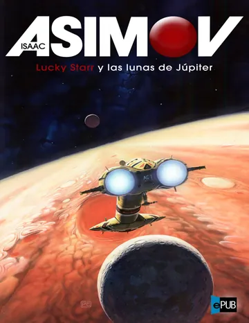 Las lunas de Jupiter de Isaac Asimov, portada del libro