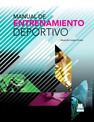 Manual de entrenamiento deportivo de Alejandro Legaz Arrese, portada del libro