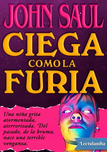 Ciega como la Furia de John Saul, portada del libro