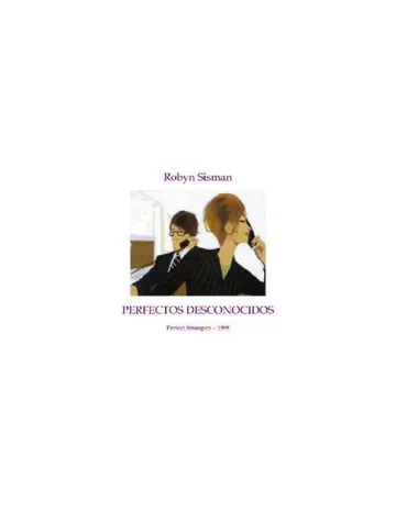 Perfectos desconocidos de Robyn Sisman, portada del libro
