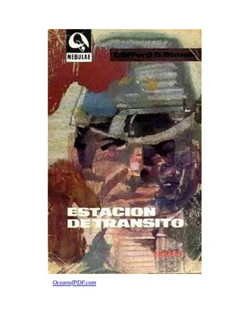 Estacion de transito de Clifford D. Simak, portada del libro