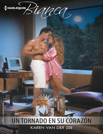 Un tornado en su corazón de Karen Van Der Zee, portada del libro