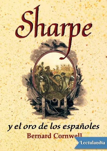 Sharpe y el oro de los españoles de Bernard Cornwell, portada del libro